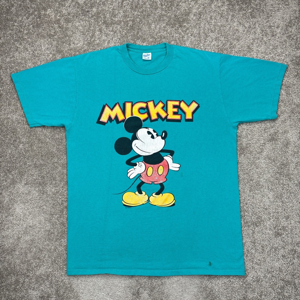 Vintage 90s Disney Mickey Mouse T Shirt XL Made in‎ USA